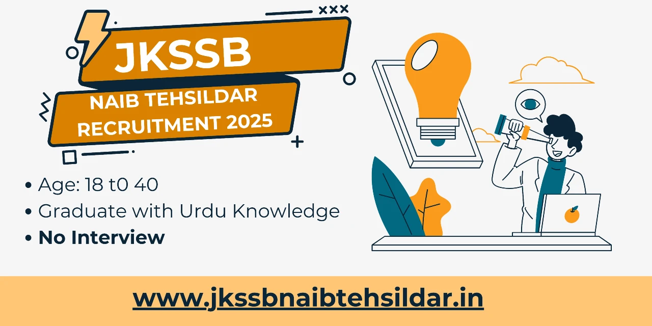 JKSSB NaibTehsildar Recruitment 2025